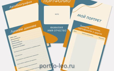 Готовый комплект портфолио для учеников 9-10 класса «Контур»